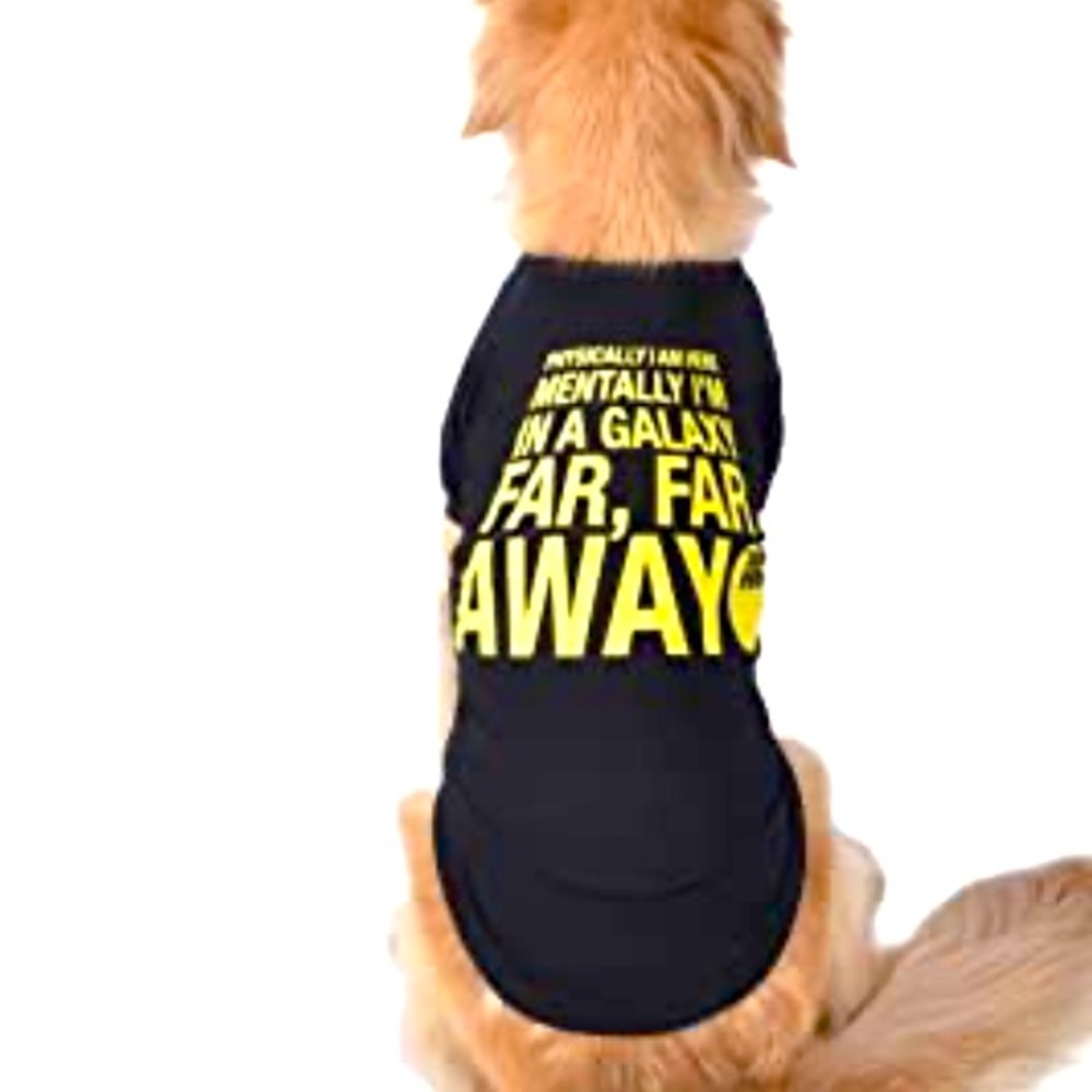 New Star Wars size L. Physically, I am here mentally I’m in a galaxy far away